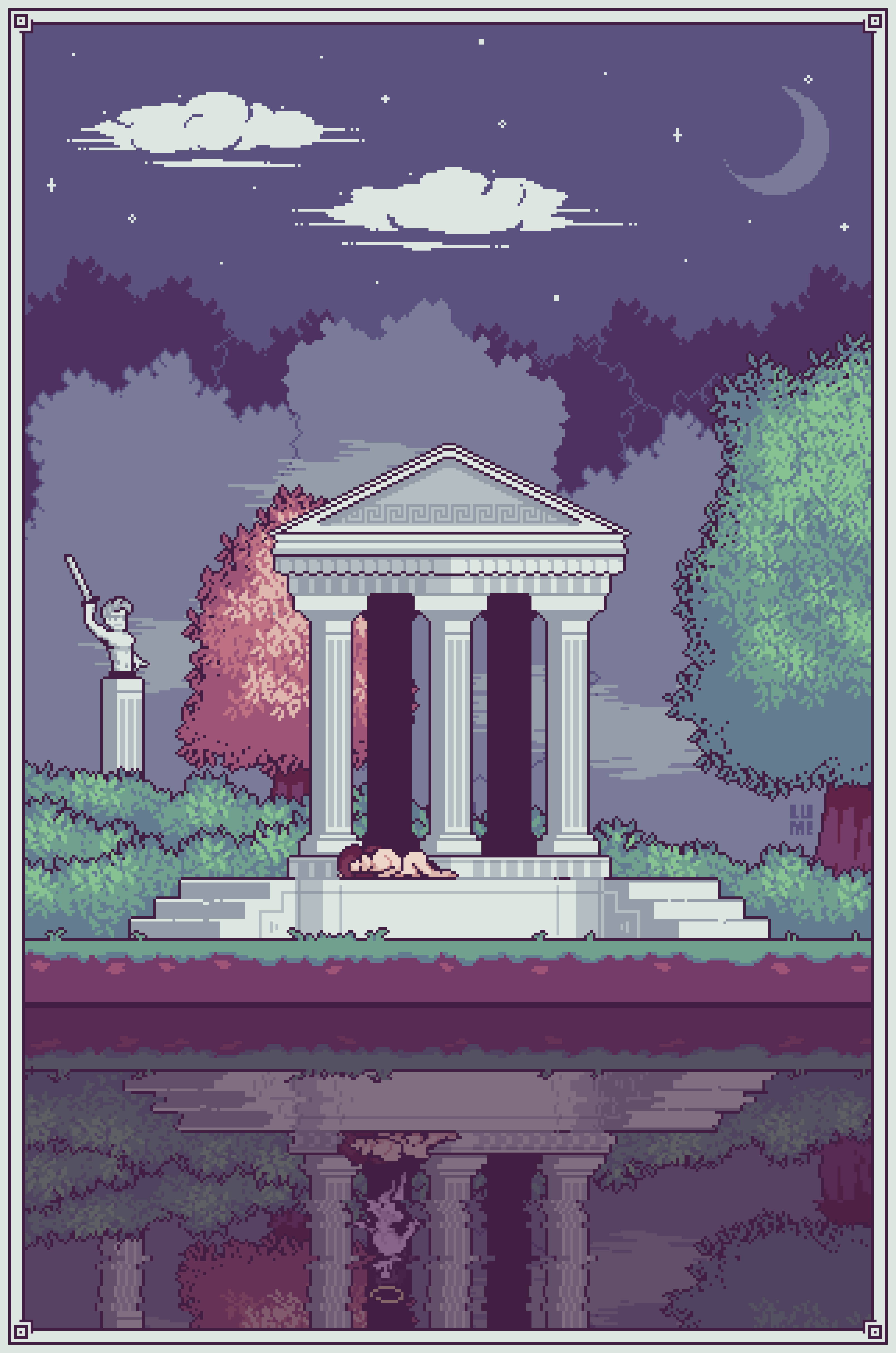 Death of a Mother — pixel art