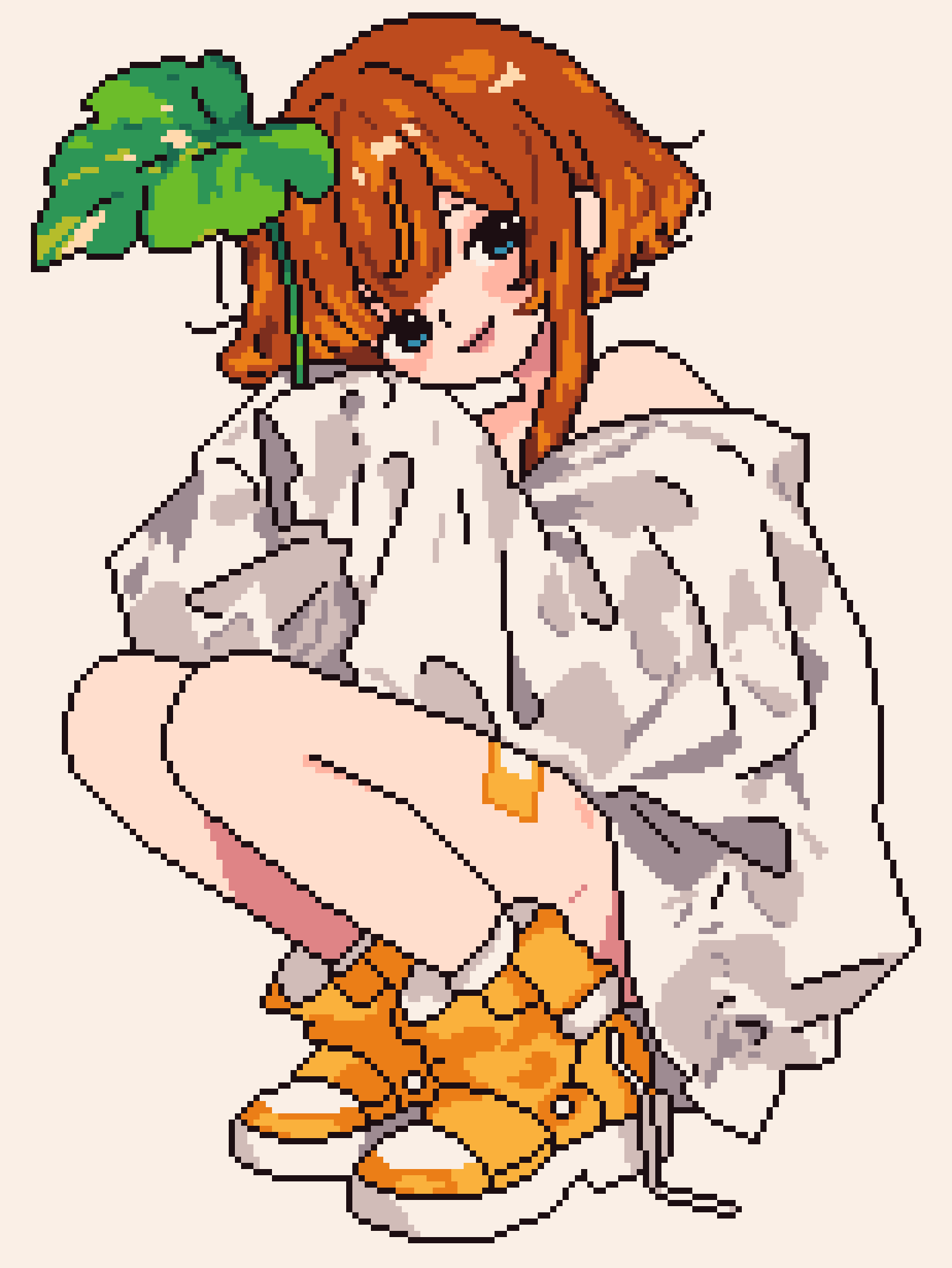 Green Angel — pixel art