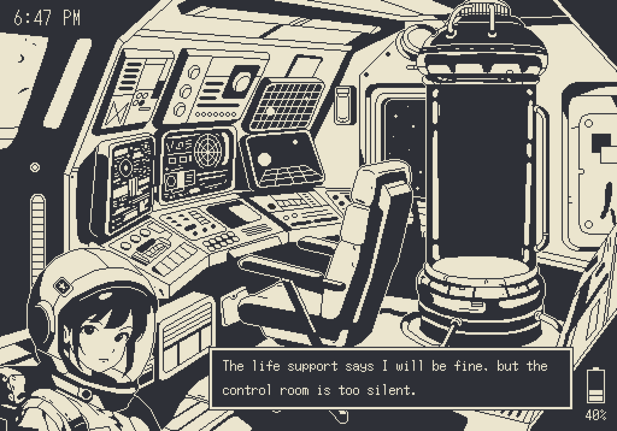 In Space — pixel art