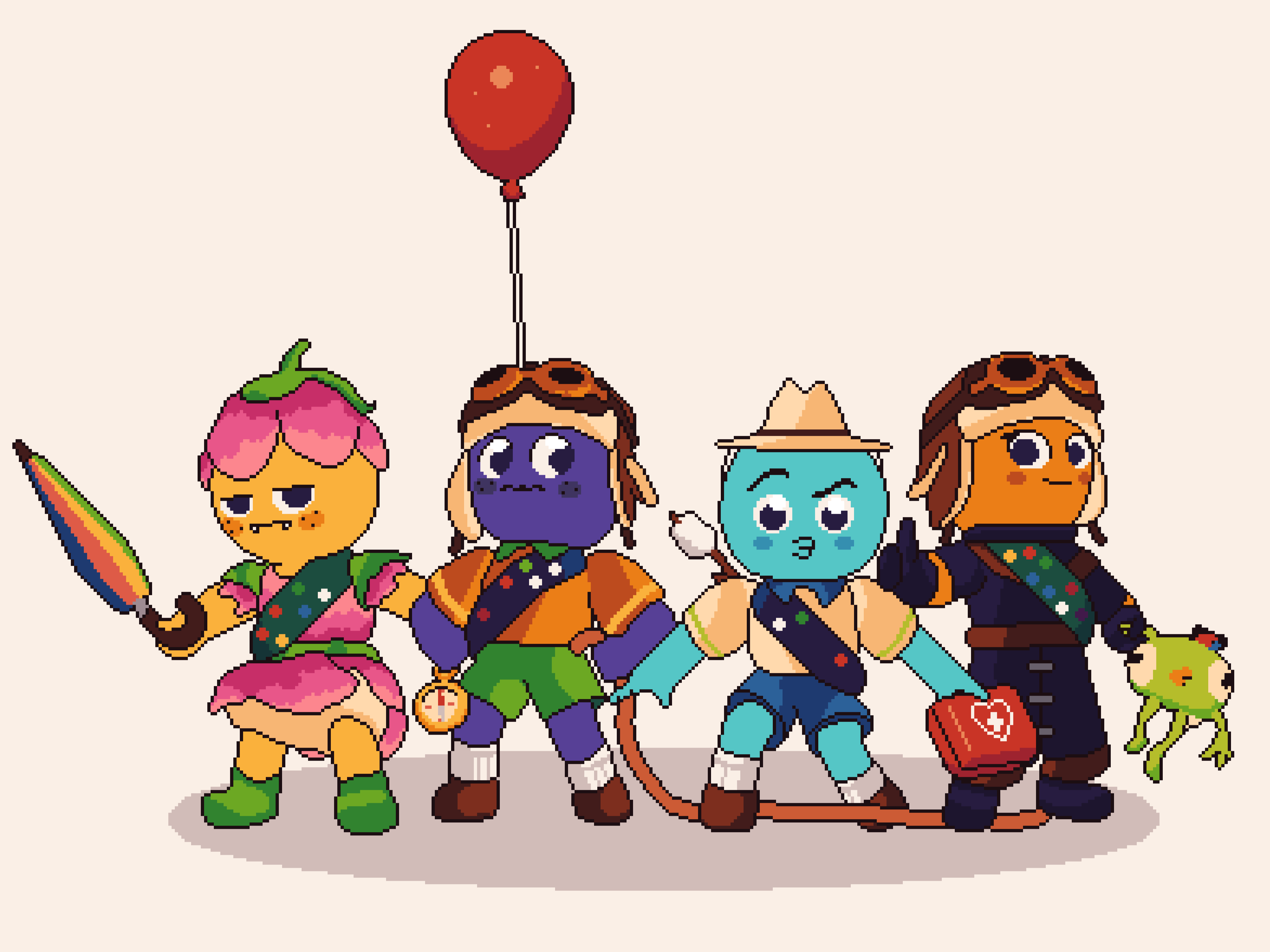 Peak Group — pixel art