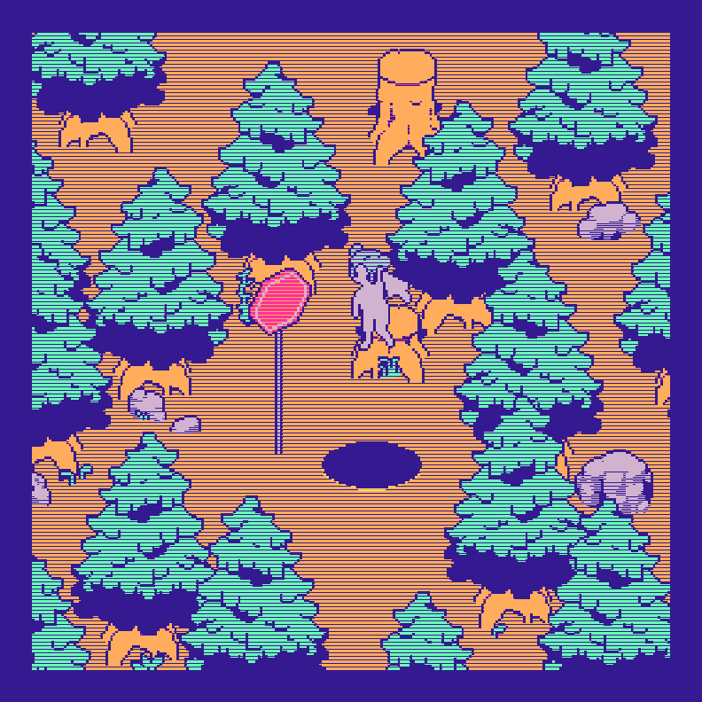 Stop Sign — pixel art