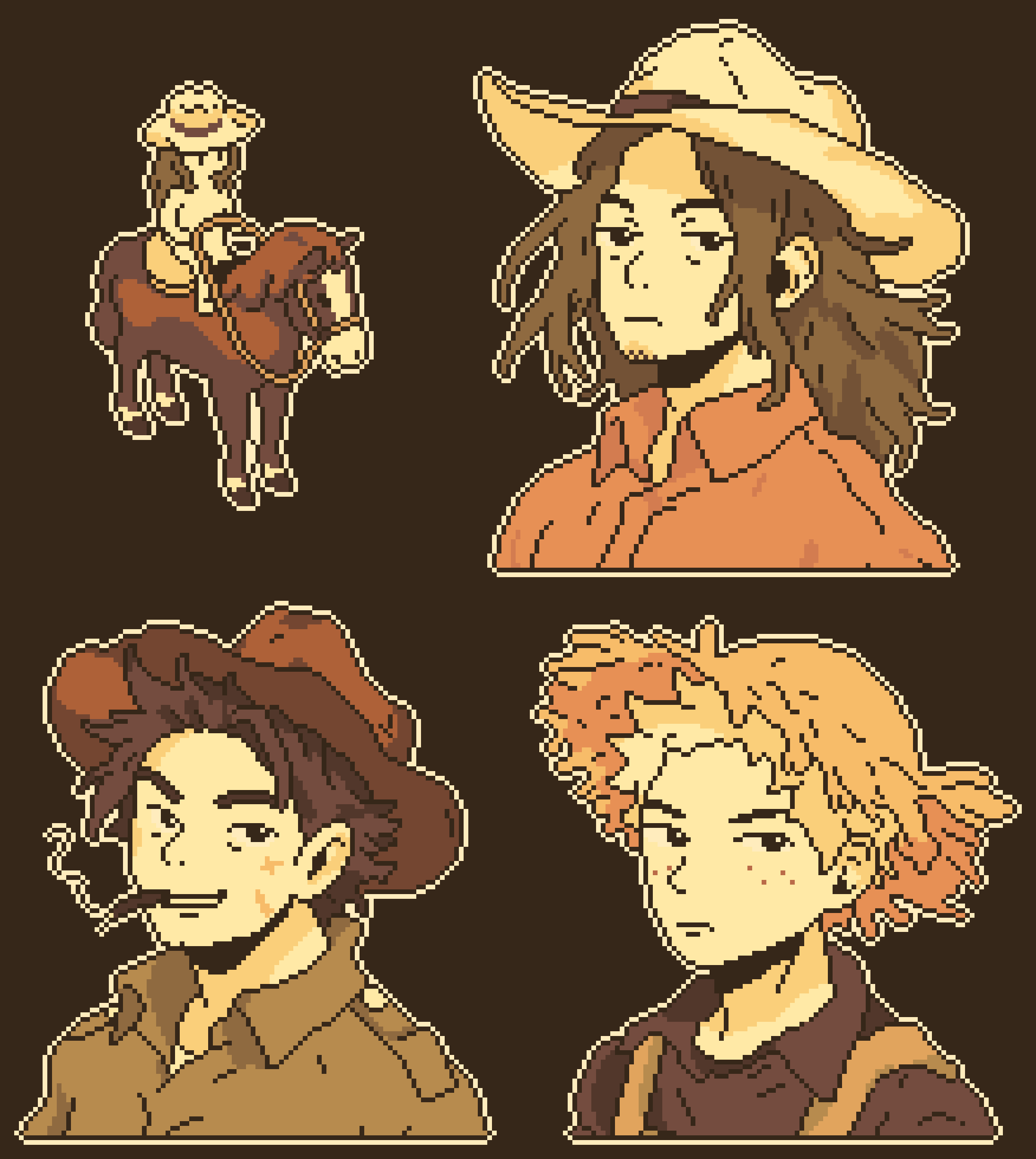 Wild West — pixel art